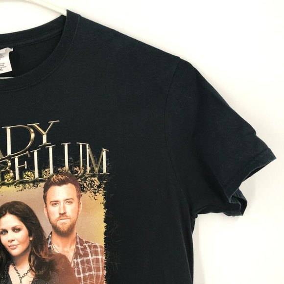Lady Antebellum Mens Shirt XL Black Short Sleeve Concert Tee Band Tour Music - Picture 10 of 16